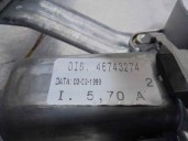 Replacement front right window regulator for Alfa Romeo 146 1.9 JTD CAT OEM IAM reference 46743274 2 PINS 5 DOORS