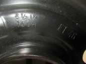 Recambio de llanta para hyundai elantra (xd) referencia OEM IAM 5291010100 R1551/2JX15CHET46 HIERRO