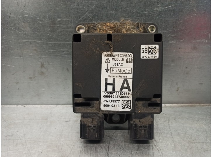 Recambio de centralita airbag para ford fusion (cbk) 1.4 tdci cat referencia OEM IAM 5S6T14B056HA 5WK43577 SIEMENS