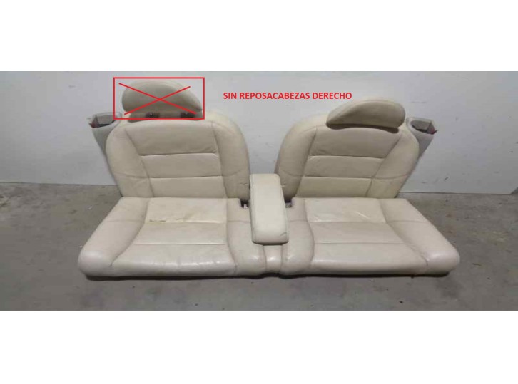 Recambio de asientos traseros para volvo c30 2.4 20v diesel referencia OEM IAM CUERO BEIGE 3 PUERTAS