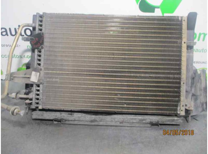 Replacement air conditioning condenser / radiator for Ford Escort saloon 1.6 OEM IAM reference 