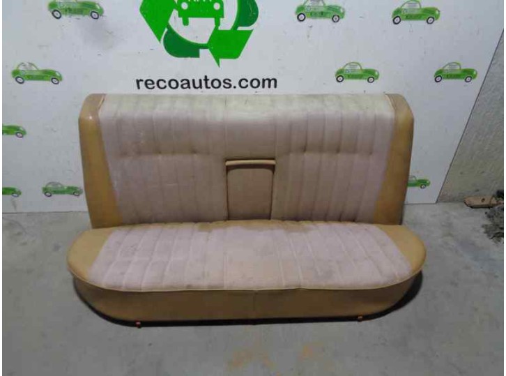 Recambio de asientos traseros para mercedes-benz clase e (w123) berlina+coupe 2.0 referencia OEM IAM CUERO Y TELA MARRON 4 PUER