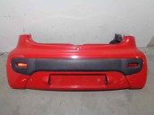 Recambio de paragolpes trasero para citroën c1 1.0 cat (384f) referencia OEM IAM 7013AF ROJO 5 PUERTAS