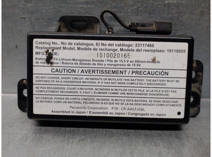 Recambio de bateria para opel karl 1.0 12v referencia OEM IAM 23117460 CRAACFJ5BL PANASONIC