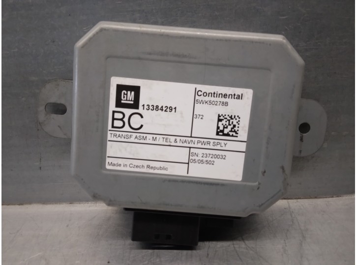 Replacement electronic module for Opel Astra J GTi sedan OEM IAM reference 13384291 5WK50278B CONTINENTAL