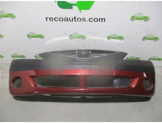 Recambio de paragolpes delantero para dacia logan 1.4 cat referencia OEM IAM 6001549906 GRANATE Y NEGRO 