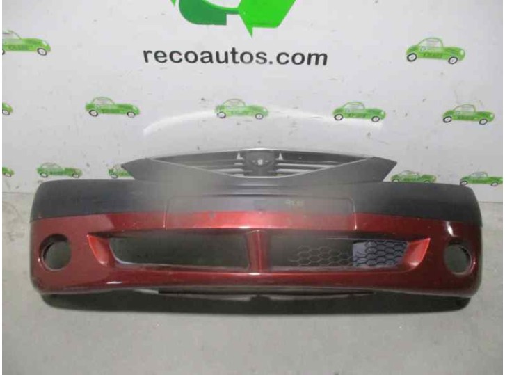 Recambio de paragolpes delantero para dacia logan 1.4 cat referencia OEM IAM 6001549906 GRANATE Y NEGRO 