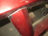 Recambio de paragolpes delantero para dacia logan 1.4 cat referencia OEM IAM 6001549906 GRANATE Y NEGRO 