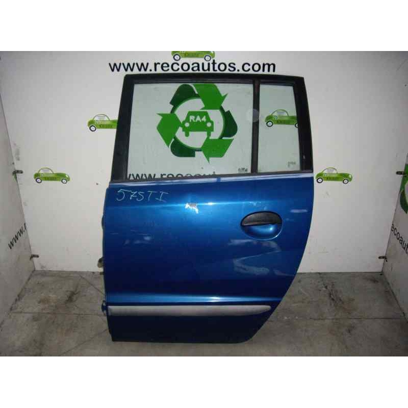 Recambio de puerta trasera izquierda para hyundai atos (mx) 1.0 cat referencia OEM IAM 7700302040 AZUL 4 PUERTAS