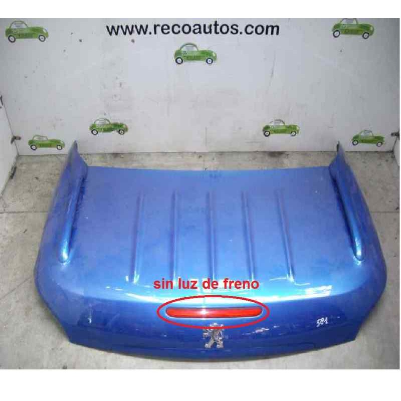 Recambio de porton trasero para peugeot 206 cc 1.6 16v cat referencia OEM IAM TAPAMALETERO AZUL 2 PUERTAS