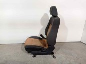 Recambio de asiento delantero izquierdo para kia picanto 1.1 cat referencia OEM IAM 4668194 TELA NEGRA Y NARANJA 5 PUERTAS