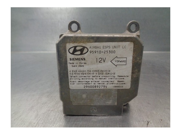 Replacement airbag ECU for Hyundai Accent (LC) 1.3 CAT OEM IAM reference 9591025300 5WK42929 SIEMENS
