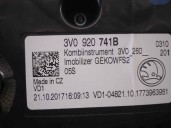 Recambio de cuadro instrumentos para skoda superb (3v3) active referencia OEM IAM 3V0920741B A2C53427456 VDO