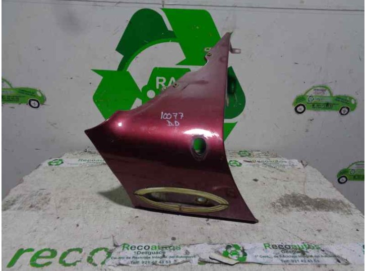 Recambio de aleta delantera derecha para ssangyong korando 2.9 diesel referencia OEM IAM 5184006100 GRANATE 