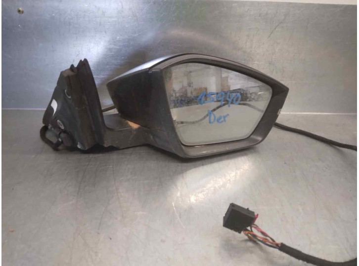 Recambio de retrovisor derecho para skoda superb (3v3) active referencia OEM IAM 3V0857934 11 PINES 5 PUERTAS