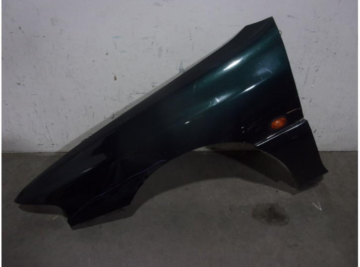 Replacement front left fender for Hyundai S-Coupe (SL) 1.5 12V CAT OEM IAM reference 6631123550 GREEN 