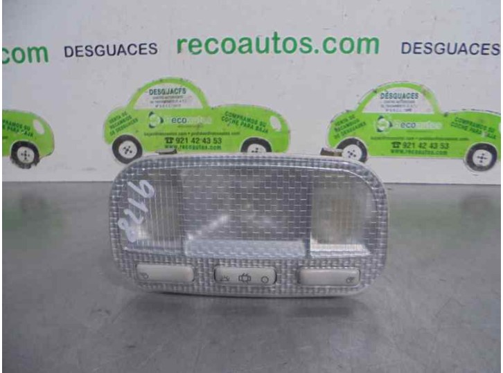 Recambio de luz interior para citroën c3 picasso 1.6 hdi fap referencia OEM IAM 9680713880 