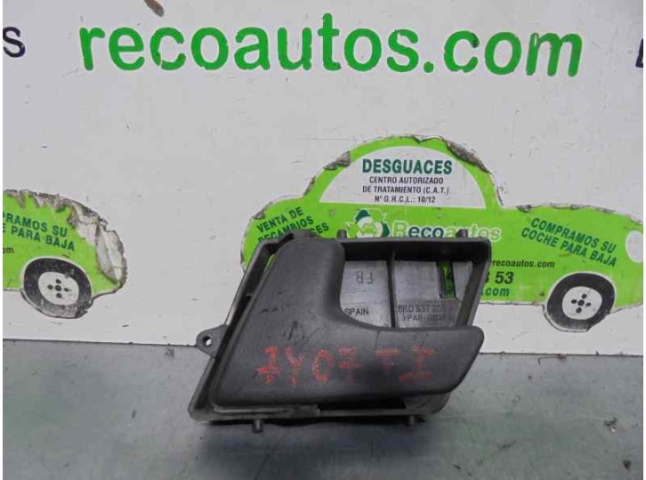 Recambio de maneta interior trasera izquierda para seat ibiza (6k) 1.4 referencia OEM IAM 6K0837221C 5 PUERTAS