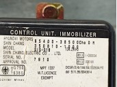 Recambio de centralita inmovilizador para hyundai xg 3.0 xg referencia OEM IAM 9540038500 3508101000 