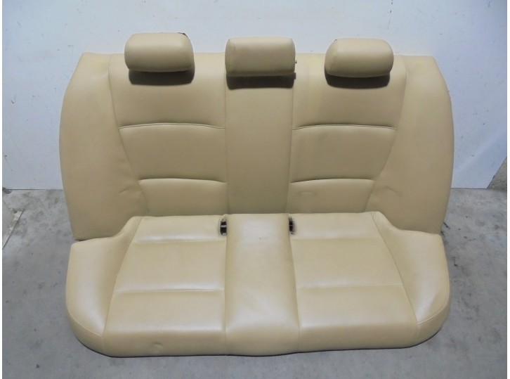 Recambio de asientos traseros para bmw serie 3 berlina (e90) 320d referencia OEM IAM CUERO BEIGE 4 PUERTAS