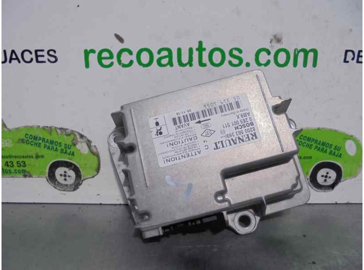 Recambio de centralita airbag para renault clio iii 1.4 16v referencia OEM IAM 8200563369 0285001511 BOSCH