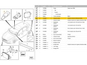 Recambio de sensor para volvo v40 hatchback (525) d3 referencia OEM IAM 31360888 
