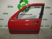 Replacement left front door for Saab 9-5 Estate 2.2 TID CAT OEM IAM reference 5513502 RED 5 DOORS