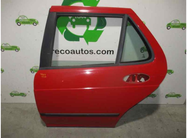 Replacement rear left door for Saab 9-5 Estate 2.2 TID CAT OEM IAM reference 5335492 RED 5 DOORS