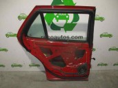 Replacement rear left door for Saab 9-5 Estate 2.2 TiD CAT OEM IAM reference 5335492 RED 5 DOORS