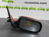 Replacement right mirror for Saab 9-5 estate 2.2 TID CAT OEM IAM reference 5511936 RED