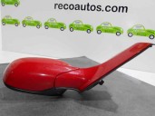 Replacement right mirror for Saab 9-5 Estate 2.2 TiD CAT OEM IAM reference 5511936 RED