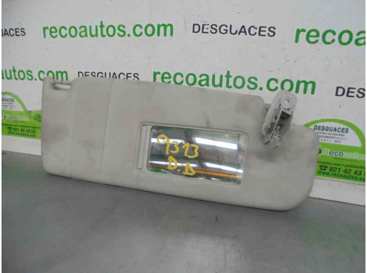 Recambio de parasol derecho para seat toledo (1m2) 1.9 tdi referencia OEM IAM 6X0857552A 