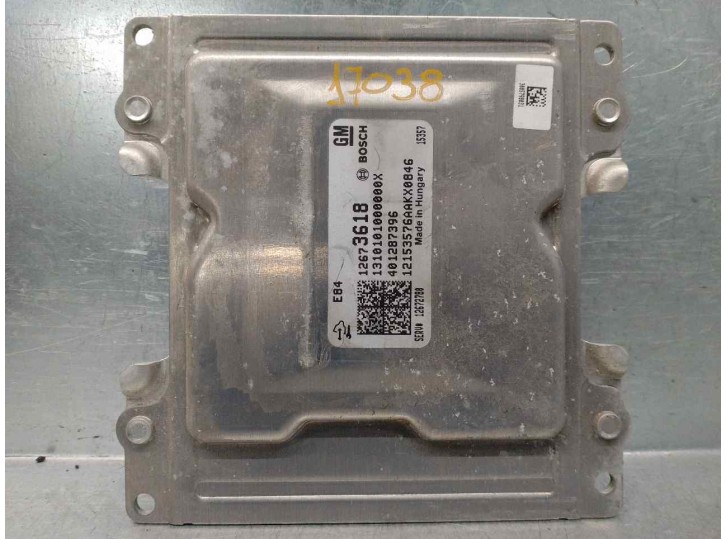 Recambio de centralita motor uce para opel karl 1.0 12v referencia OEM IAM 12673618 BOSCH
