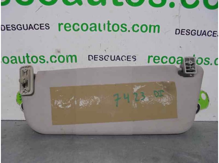 Replacement left sun visor for Opel Astra G Coupé 1.8 16V CAT OEM IAM reference 