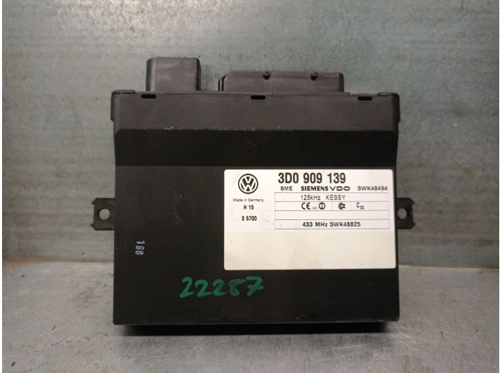 Replacement electronic module for Porsche Cayenne (9PA) 3.2 OEM IAM reference 3D0909139 5WK48494 SIEMENS