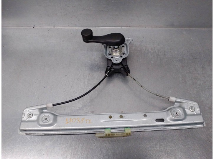 Replacement rear left window regulator for Opel Karl 1.0 12V OEM IAM reference 42439348 MANUAL 5 DOORS