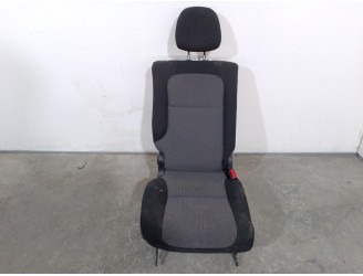 Recambio de asientos trasero derecho para peugeot partner kombi confort referencia OEM IAM 4828755 TELA NEGRA Y GRIS 5 PUERTAS