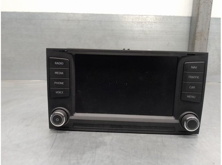 Recambio de pantalla multifuncion para seat leon (5f1) 1.4 16v tsi referencia OEM IAM 5F0919604A APU00230111 
