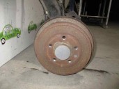 Recambio de puente trasero para skoda fabia (5j2 ) 1.4 tdi referencia OEM IAM TAMBOR DE 5 AGUJEROS BURRA 7