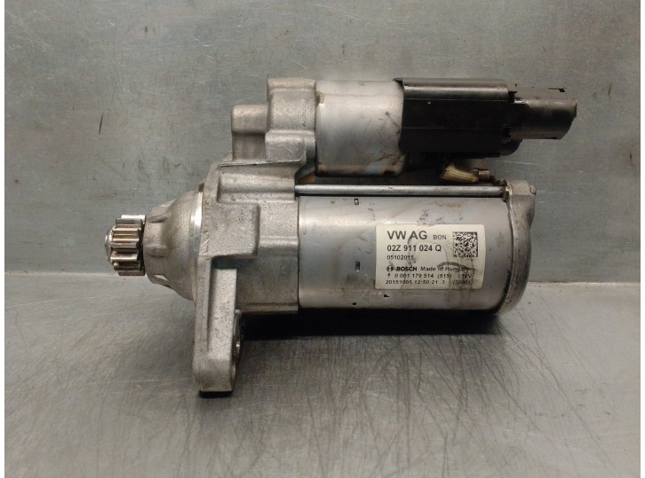 Recambio de motor arranque para seat leon (5f1) 1.4 16v tsi referencia OEM IAM 02Z911024Q 0001179514 BOSCH