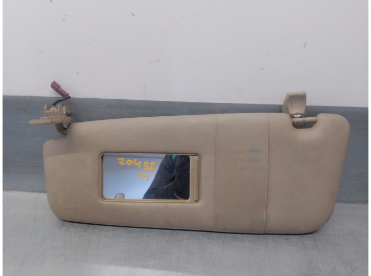 Recambio de parasol izquierdo para bmw serie 5 touring (e61) 2.0 turbodiesel cat referencia OEM IAM 51167897605 