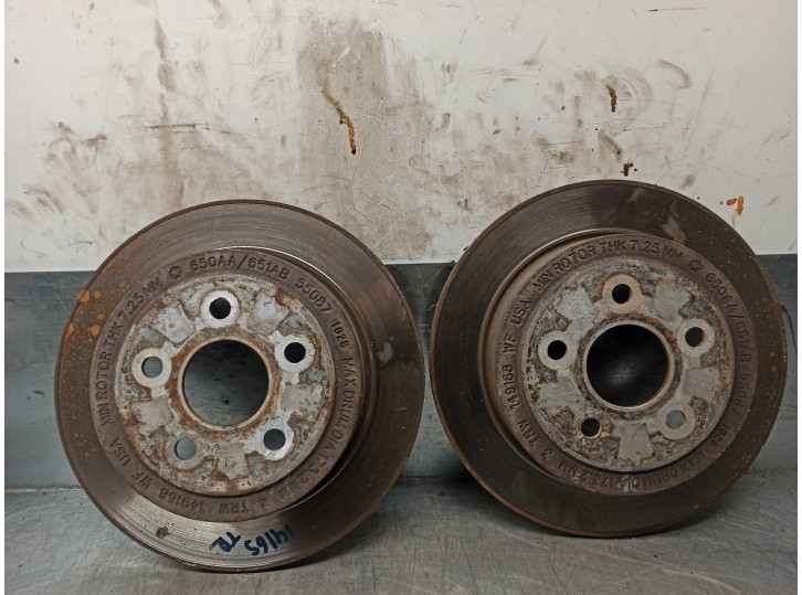 Recambio de disco freno trasero para chrysler pt cruiser (pt) 2.2 crd cat referencia OEM IAM 5085651AB 