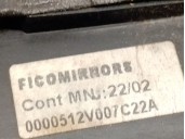 Recambio de retrovisor derecho para smart micro compact car 0.6 referencia OEM IAM 0000512V007C22 MANUAL NEGRO