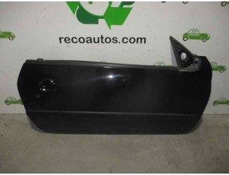 Recambio de puerta delantera derecha para peugeot 206 cc 2.0 16v cat referencia OEM IAM 9004P1 NEGRA 2 PUERTAS