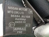 Recambio de cinturon seguridad delantero derecho para nissan note (e11e) acenta referencia OEM IAM 868849U10A 501WAAA1EU 5 PUERT