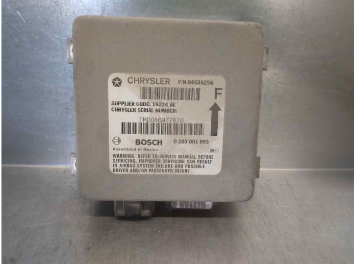 Recambio de centralita airbag para chrysler voyager (gs) 2.4 referencia OEM IAM 04686256 0285001093 BOSCH