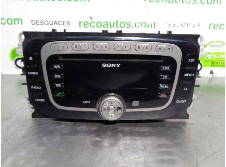 Recambio de sistema audio / radio cd para ford focus cabrio (ca5) 2.0 tdci cat referencia OEM IAM 7M5T18C939EB 