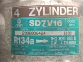 Recambio de compresor aire acondicionado para seat ibiza (6k) 1.6 referencia OEM IAM 1H0820803D 1H0820803DX SD7V16 SANDEN