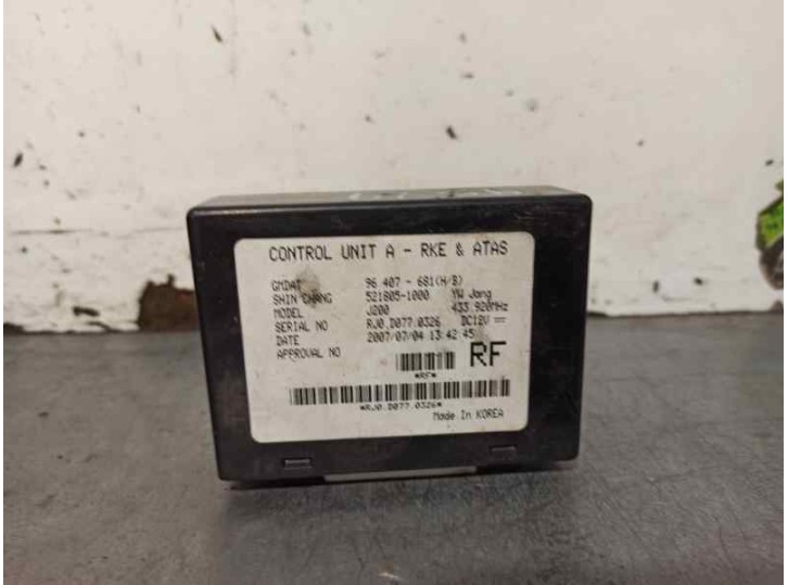 Recambio de modulo electronico para chevrolet nubira wagon 2.0 diesel cat referencia OEM IAM 96407681 