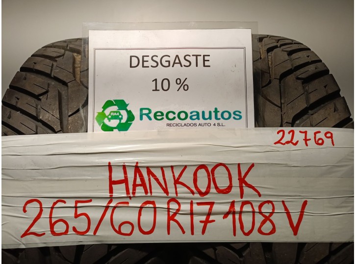 Recambio de neumatico/s para mercedes-benz clase m (w163) ml 430 (163.172) referencia OEM IAM 26570R1108V HANKOOK VENTUS ST